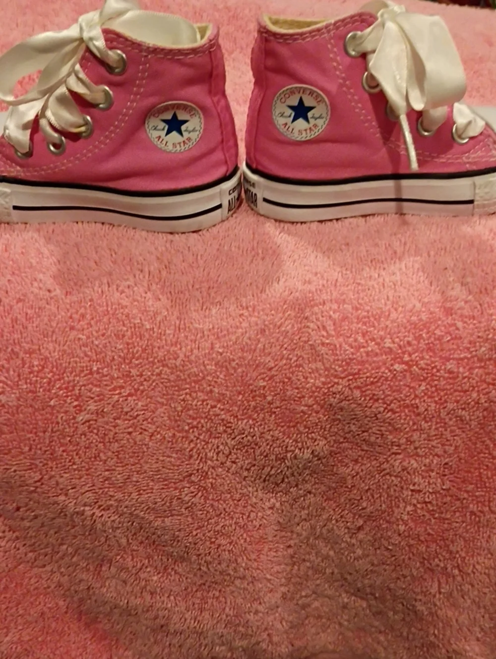 Converse Infants Pink High-Top All Star Sneakers